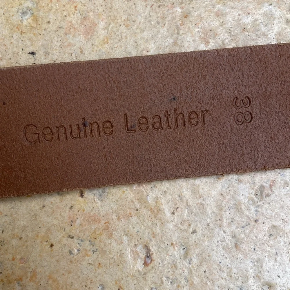 Timberland Men's Genuine Leather Belt 38 classic minimalist western